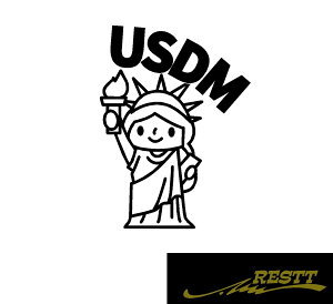 USDM�@���R�̏��_�@�f�t�H�����@���S�@�J�b�e�B���O�X�e�b�J�[�@��T�C�Y