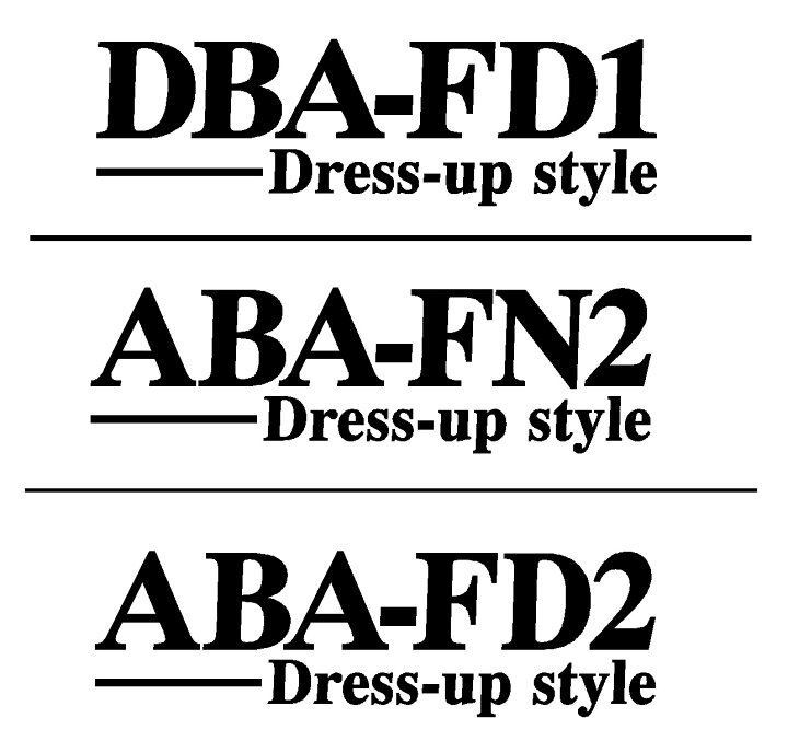 楽天市場 シビック Dba Fd1 Aba Fn2 Aba Fd2 ドレスアップスタイル ロゴ カッティングステッカー 小サイズ 3種類から選べる おしゃれ デザイン かっこいい ステッカー ホンダ 型式 Restt 楽天市場店