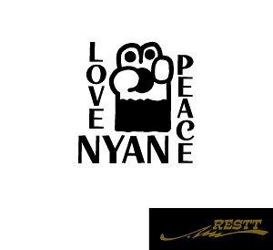 L̎@LOVE NYAN PEACE@ujs[X@S@JbeBOXebJ[@TCY@@CXg@LDK@u@j@s[X@Lbg@@ԁ@oCN@XebJ[