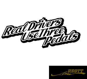 yz Real Drivers Use Three Pedals S JbeBOXebJ[ TCY {̃hCo[3̃y_g  XebJ[   fUC Vtg ~bV }jA