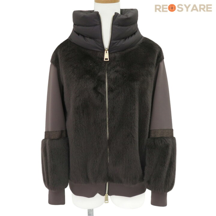 楽天市場】【未使用 サイズ38】HERNO ヘルノ DONNA JACKET エコファー 