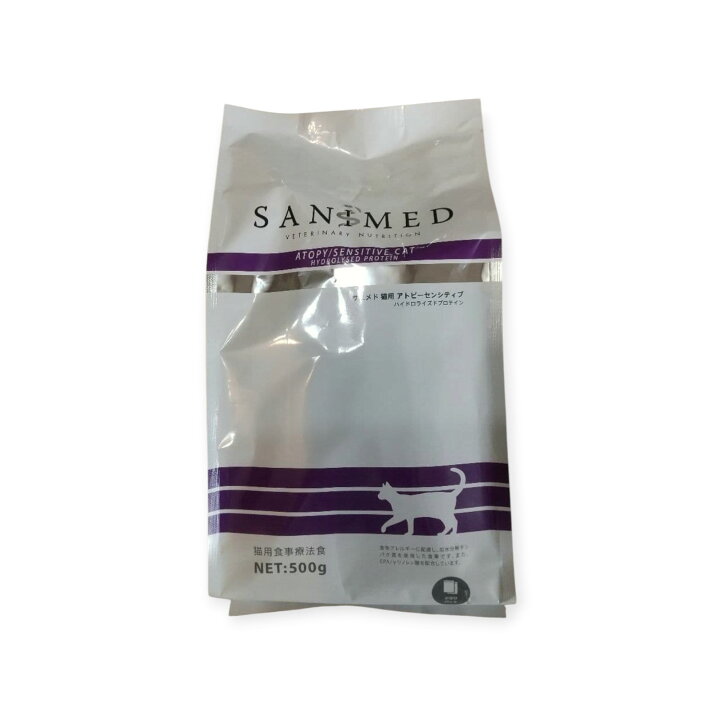 楽天市場】500g SANIMED サニメド 猫用 アトピーセンシティブハイドロ 