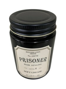 100g【株式会社ジョエルロティ】PRISONER プリズナー ソフトグリース 100gレベル6<LEVEL6><男性用><ヘアワックス><メンズ><サロン専売品><スタイリング剤>