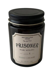 100g【株式会社ジョエルロティ】PRISONER プリズナー ハードグリース 100gレベル8<LEVEL8><男性用><ヘアワックス><メンズ><サロン専売品><スタイリング剤>