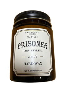 100g【株式会社ジョエルロティ】PRISONER プリズナー ハードワックス 100gレベル9<LEVEL9><男性用><ヘアワックス><メンズ><サロン専売品><スタイリング剤>