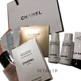 即納★お試しサイズ【CHANEL】シャネルシャネルお試し10点セットショップバック付き ＜いろいろお試しセット・サンプルキット＞＜ショップ袋・紙袋＞