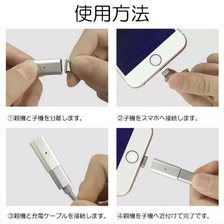 タイプⅭ ライトニング 変換 アダプター type Ⅽ iPhone 充電 白