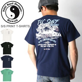 ★期間限定！最大20％OFFクーポン対象商品★【送料無料】T&C Surf Designs(（ティー＆シー）) タウン＆カントリー プリント Tシャツ サーファー Tシャツ ハワイアン Tシャツ サーフ デザイン メンズ レディース【父の日 プレゼント】