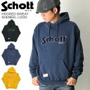 ★期間限定！ポイント10倍★セール・10％OFF★【送料無料】Schott(ショット) シニール ロゴ パーカー フーディー スウェットパーカー プルオーバーパーカー 裏毛 メンズ レディース【クーポン対象外商品】 プレゼント