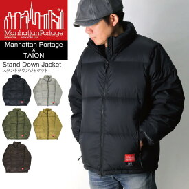 ★期間限定！最大20％OFFクーポン対象商品★セール・30％OFF★【送料無料】Manhattan Portage(マンハッタンポーテージ) Manhattan Portage×TAION スタンド ダウン ジャケット メンズ レディース プレゼント