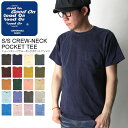 ★期間限定！最大20％OFFクーポン対象商品★【送料無料】Good On(グッドオン) ショートスリーブ クルーネック カラー ポケット Tシャツ カットソー メンズ レディース プレゼント