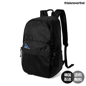 【韓国】thisisneverthat Washed Nylon Daypack バッグ バックパック ブランド レディースメンズ 大学生 高校生 中学生 通学 ブランド ロゴ 男性 女性 女子 男子 おしゃれ ストリート カジュアル ユニセックス 登山 通勤 アウトドア キャンプ【thisisneverthat】