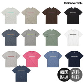 【韓国】thisisneverthat ディスイズネバーザット T-Logo Tee Tロゴ Tシャツ 半袖 カットソー トップス 韓国ブランド ストリートファッション ユニセックス メンズ レディース 正規品 公式 定番 人気 春夏【thisisneverthat】