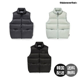 【韓国】thisisneverthat ディスイズネバーザット PERTEX T Down Vest ダウンベスト PERTEX パーテックス ダックダウン 韓国ファッション カジュアル 防寒 軽量 保温 秋冬 メンズ レディース ユニセックス 韓国ファッション カジュアル【thisisneverthat】