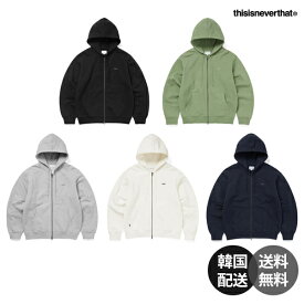 【韓国】thisisneverthat ディスイズネバーザット T.N.T. Classic HDP Zip Up Sweat スウェット ジップアップ パーカー フーディー 羽織り トップス 韓国ブランド 韓国ファッション ストリート メンズ レディース ユニセックス 男女兼用【thisisneverthat】