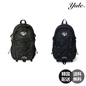 【韓国】YALE イェール THINK PACK 37L バックパック リュック リュックサック 大容量 カバン バッグ 鞄 コーデュラ CORDURA 高耐久 生活防水 撥水 通学用 通勤用 学生 大学生 高校生 旅行用 PC収納 黒【YALE】