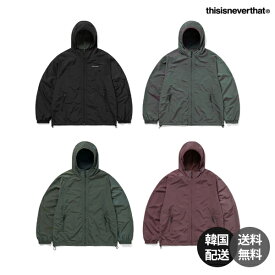 【韓国】thisisneverthat SP-Logo Windbreaker ディスイ즈ネバーザット SP-ロゴ ウインドブレーカー 正規品 ナイロンジャケット ライトアウター ジャンパー ブルゾン ジップアップ ロゴ刺繍【thisisneverthat】