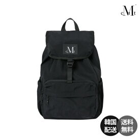 【韓国】MOOCENT NOVE WIDE POCKET BACKPACK ムセント ノブ ワイド ポケット バックパック リュックサック デイパック PCリュック 15インチPC収納 撥水 軽量 ブラック 黒 無地 韓国ファッション 【MOOCENT】