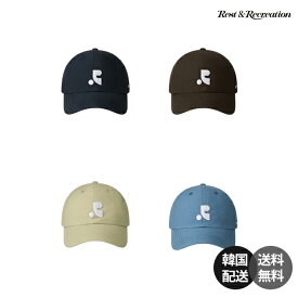 【韓国】REST & RECREATION Light Cotton Cap レストアンドレクリエイション 帽子 キャップ ベースボールキャップ コットン100% 綿100 刺繍 ギフト プレゼント 人気 おしゃれ 【MATINKIM】