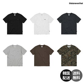 【韓国】thisisneverthat T.N.T. Classic HDP Tee ディスイズネバーザット ロゴTシャツ 半袖 韓国ストリート ファッション オーバーサイズ ユニセックス 綿100 快適 着心地 人気ブランド【thisisneverthat】