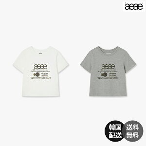 �y�؍��zaeae WEB LOGO CROP T-SHIRTS �G�[�C�[�G�[�C�[ �N���b�v�h T�V���c ���� ���ST �J���t�� ���� �؍��X�g���[�g �t�@�b�V���� Y2K �V���[�g�� �R�b�g��100 ���K ���S�n �l�C�u�����h �yaeae�z