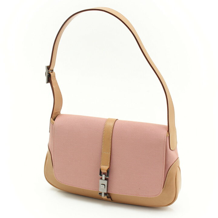 楽天市場】【グッチ】Gucci ジャッキー キャンバス レザー ワン  