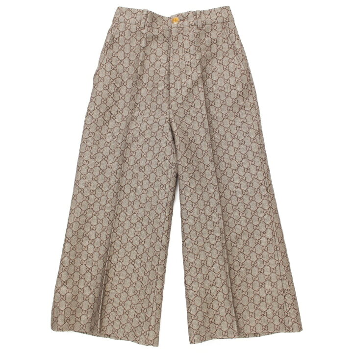 楽天市場】【グッチ】Gucci 19SS GG柄 ウールキャンバス キュロット 