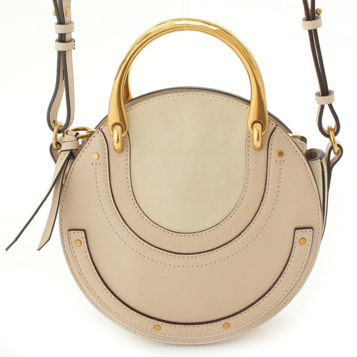 楽天市場】【クロエ】Chloe ピクシー レザー スエード ラウンド 2way 