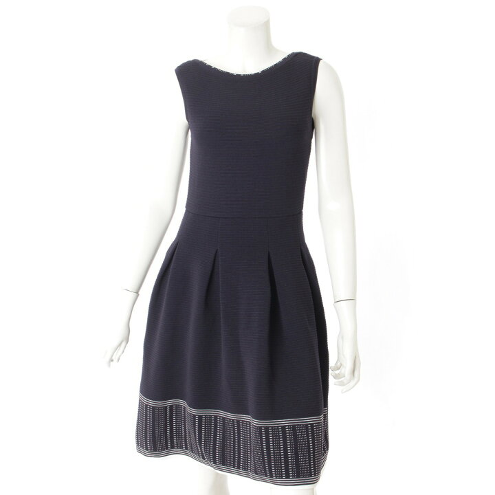 楽天市場】【フォクシー】Foxey ノースリーブ ニット ワンピース 37417  