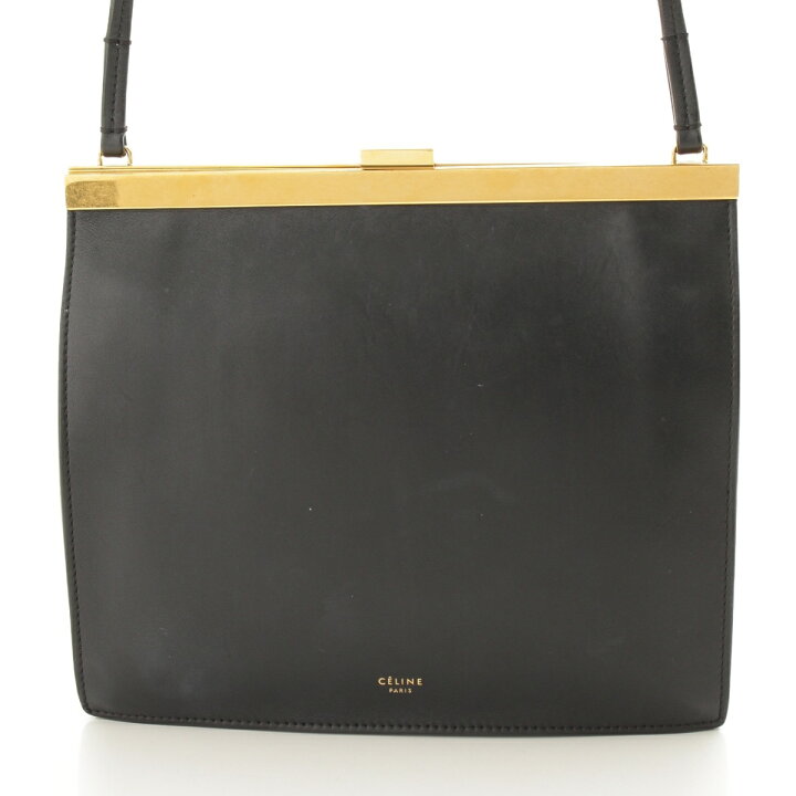 楽天市場】【セリーヌ】Celine クラスプミニ レザー ショルダーバッグ 