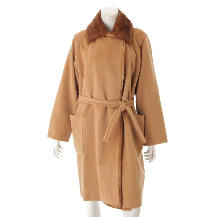 楽天市場】【マックス マーラ】Max mara カシミヤ混 ウール 前立て 