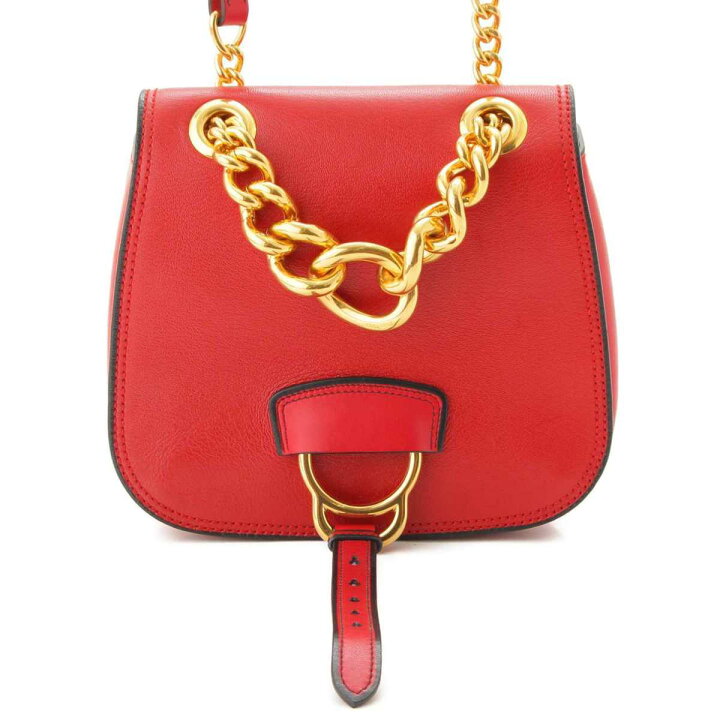 楽天市場】【ミュウミュウ】Miu Miu ダリア レザー チェーン  