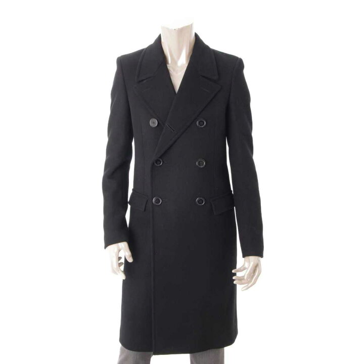 楽天市場】【サンローラン】SAINTLAURENT メンズ ウール ダブルコート  