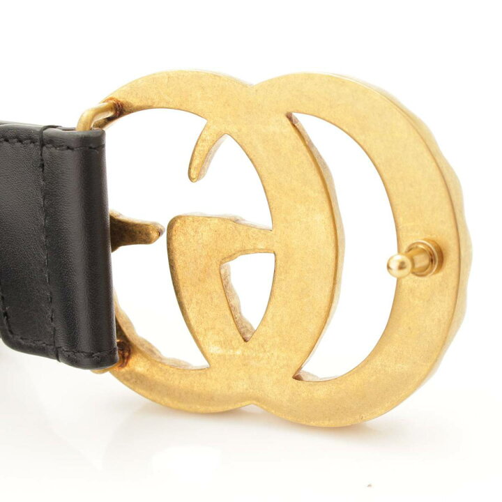 楽天市場】【グッチ】Gucci パール ダブルG バックル レザー ベルト 