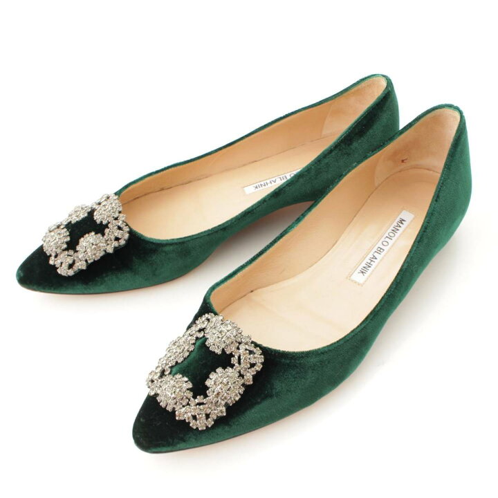 楽天市場】【マノロ ブラニク】Manolo Blahnik ハンギシ ベロア  