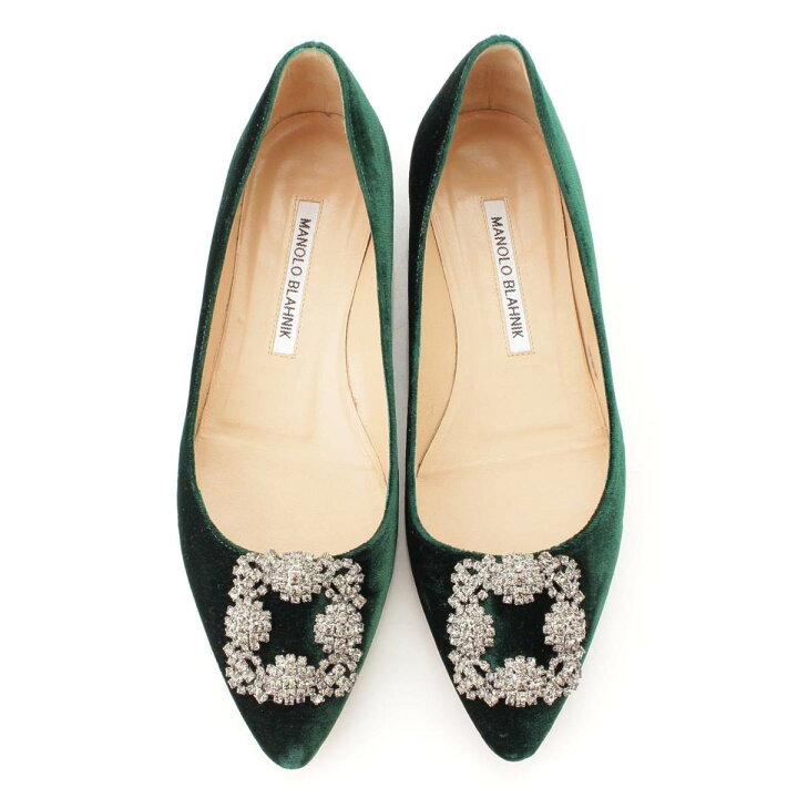 楽天市場】【マノロ ブラニク】Manolo Blahnik ハンギシ ベロア 