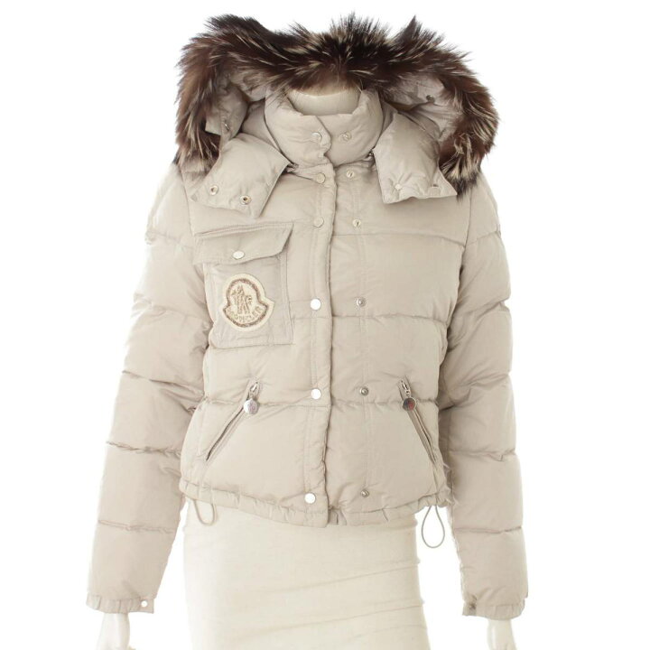 楽天市場】【モンクレール】Moncler ファー付き ショートダウン
