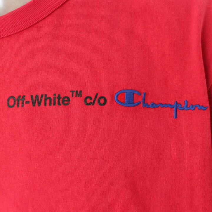 楽天市場】【オフホワイト】Off-White チャンピオンコラボ Tシャツ 