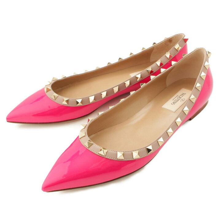 楽天市場】【ヴァレンティノ】Valentino エナメル ロックスタッズ 