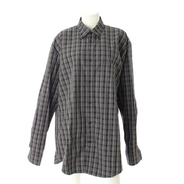 楽天市場】【バレンシアガ】Balenciaga 19SS チェックシャツ 571253 