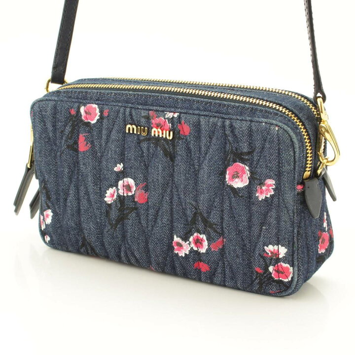 楽天市場】【ミュウミュウ】Miu Miu デニム マテラッセ ショルダー  