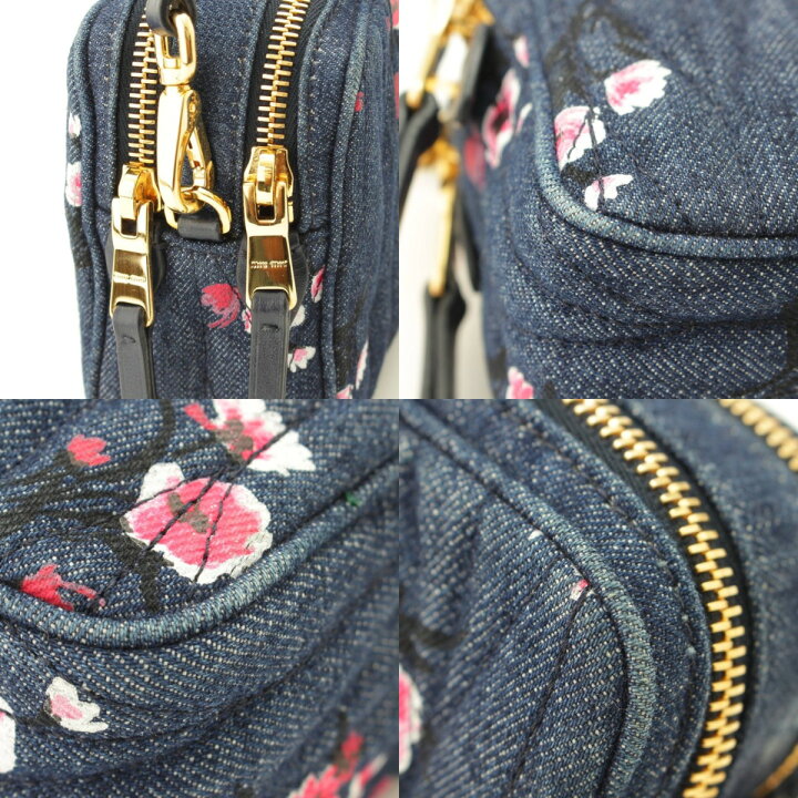 楽天市場】【ミュウミュウ】Miu Miu デニム マテラッセ ショルダー  