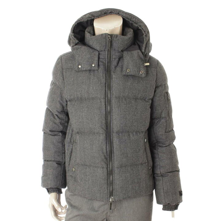 楽天市場】【タトラス】TATRAS チェック ダウンジャケット グレー 01  