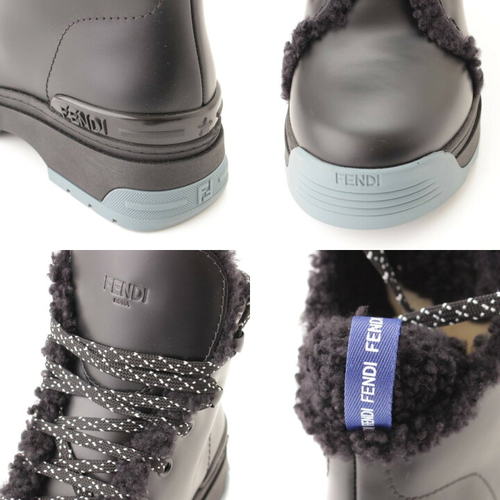 楽天市場】【フェンディ】Fendi ムートンファー ブーツ ハイカット 