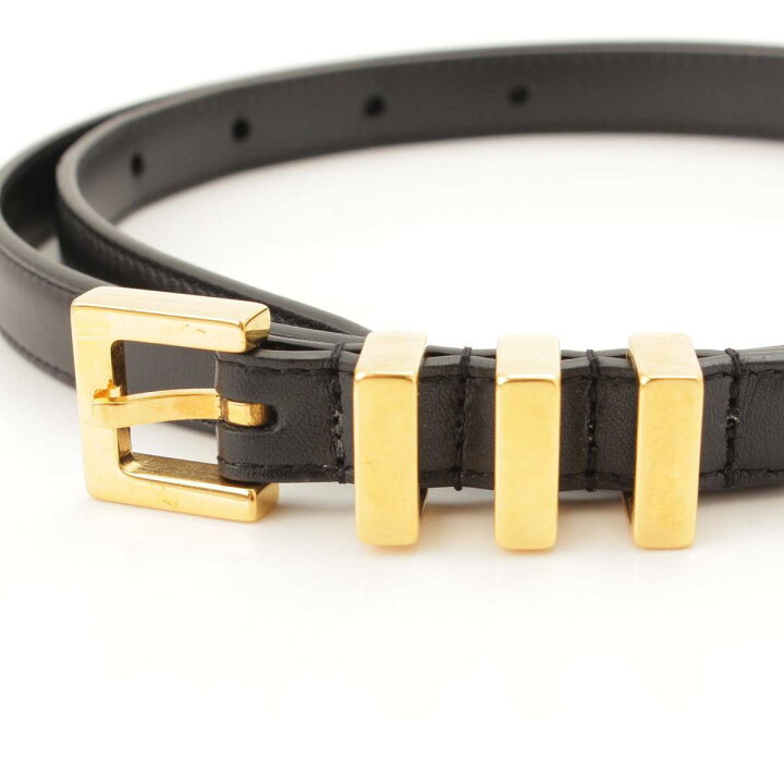 楽天市場】【サンローラン】SAINT LAURENT メンズ 3連バックル レザー  