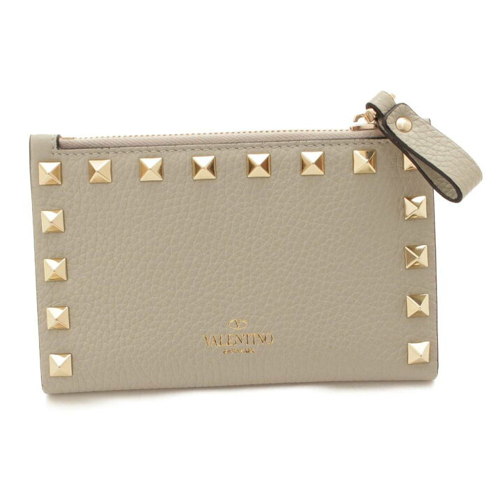 楽天市場】【ヴァレンティノ】Valentino レザー ロックスタッズ カード 