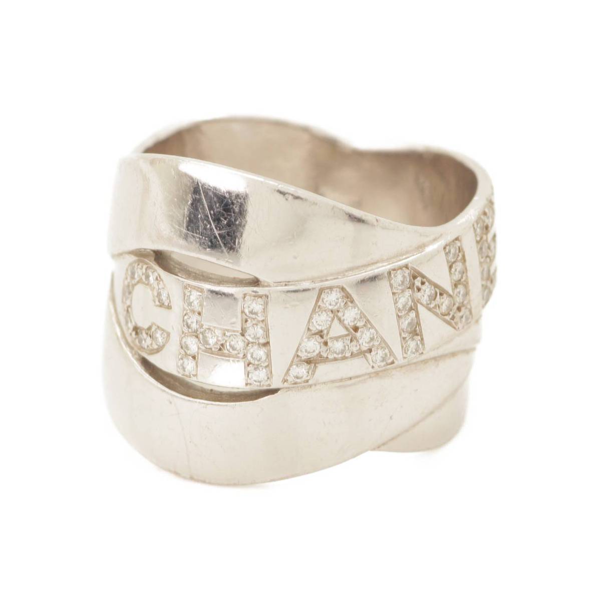 【シャネル】Chanel　ボルディック ダイヤ リング 指輪 750 K18WG 10.9g ホワイトゴールド 7号  【中古】【鑑定済・正規品保証】128621 | retro
