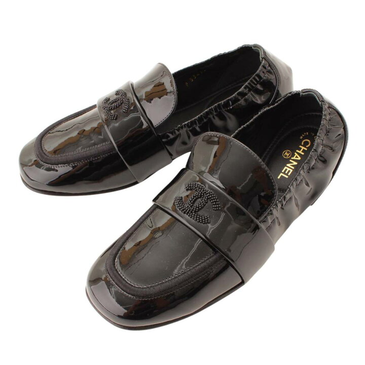 楽天市場】【シャネル】Chanel 19C モカシン ココマーク エナメル  