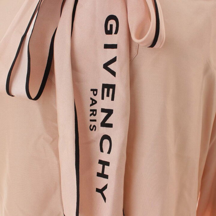 楽天市場】【ジバンシー】GIVENCHY ロゴボウタイ シルクブラウス 