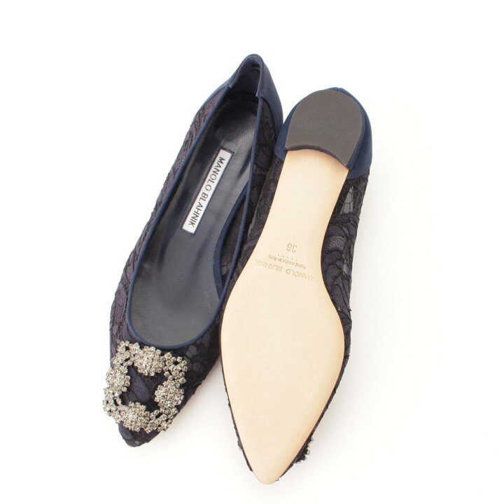 楽天市場】【マノロ ブラニク】Manolo Blahnik ハンギシ レース 